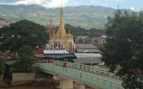 View toward Nyaung Shwe from the hotel